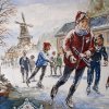 Alexander en Maxima collage elfstedentocht